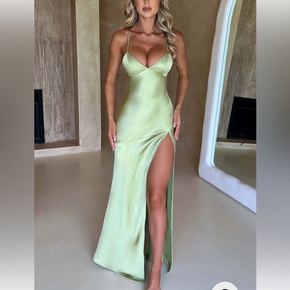 Babyboo fashion Isobel maxi dress sage